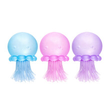 Jellyfish Squishy Toys 3pcs TPR Soft Sensory Stress Relief Squeeze Sensation Fidget Toy Pack for Toddlers and Adults