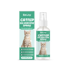 Kattenkruidspray voor binnenkatten. Zachte, kalmerende vloeistof voor het trainen met speelgoed en krabpalen. Interactieve nevel v