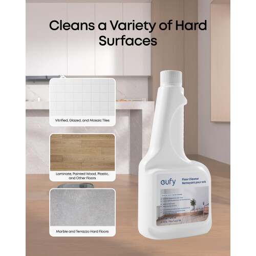 Eufy eufy Robovac Floor Cleaning Solution,Specially Designed for Rollers, 473 ml,For 2