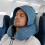 Firm Supportive Travel pillow Having secret Cover Design-A 8