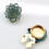 Beautiful Artificial Flower Cufflinks Enhances Your-Orange1 8