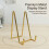 Sturdy Iron Picture Frame Support Bracket Wall Art Holder For-L 11