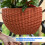 Garden Wall Mounted Flower Pot Handmade Hanging Modern-Black 9