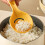 Functional Plastic Rice Scoops That Standing On-Yellow 10