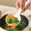 Functional Plastic Rice Scoops That Standing On-Yellow 11