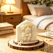 Unique Rose Design Silicone Candle Mould Ideal For Projects And