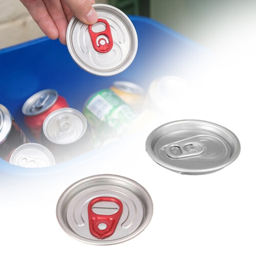 20Pcs Aluminum Drink Can Lid Smooth Brims And Secure-Silver 2