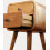Scandinavian Small Narrow 2-Drawer Bedside Table 6