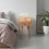 Scandinavian Small Narrow 2-Drawer Bedside Table 1
