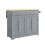 SoBuy Gray Kitchen Trolley with 2 Drawers 1