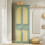 Comodă SoBuy Verde 70x34x180 cm MDF 2