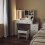 SoBuy White LED Vanity Set 5 Drawers 9