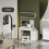 SoBuy White LED Vanity Set 5 Drawers 10