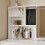SoBuy White LED Vanity Set 5 Drawers 11