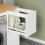 SoBuy Καλάθι Ρούχων BZR223-WN Λευκό 100x60x95 εκ. 12