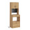 Comodă SoBuy Light Oak 60x40x170 cm 1