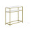 SoBuy Console Or 80x30x75 cm avec prises 1