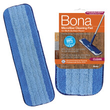 Bona Microfibre Cleaning Pad, for Wood and Hard Surface Floors, fits Bona Family of Mops, 1 Count (Pack of 1)