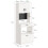 SoBuy Στενό Ντουλάπι FSB98-E-WG Κρεμ Λευκό 60x40x170 εκ. 3