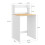 SoBuy Καλάθι Ρούχων BZR224-WN Λευκό 65x60x126 εκ. 3