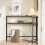 SoBuy L-Shaped Corner Console with Power Outlet 5