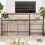 SoBuy L-Shaped Corner Console with Power Outlet 9