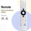 Replace HS-8C21J-00 Voice Remote Control for  TV HS-8C21J-00 Remote Control 2