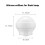 AK-R22 Flash Collapsible Diffusion Dome Diffuser Silicone Soft  Diffuser for  V1/ V1pro Round  Flash V100 6