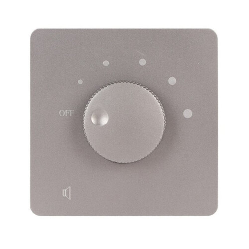 50W Fixed Impedance Volume Control Knob 5-Level Rotary Audio Controller Max 50W in-Wall Speaker Level Attenuator C