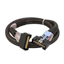 Cable para Servidor PCIe 4.0 MCIO 8x A 2x SFF-8654 SFF-8654 8i, Cable de Transferencia de Datos de Alta Velocidad, Slimline SAS 24 Gbps