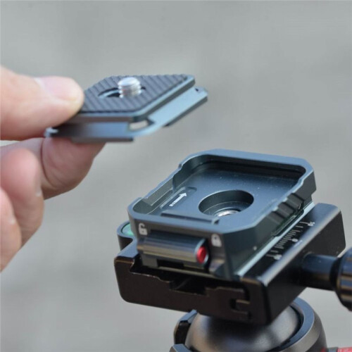 1 Set Universal DSLR Camera Gimbal Quick Release Kit,Clamp Quick  Tripod Slider Mount for Tripod Gimbal Stabilizer 2