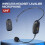 2.4G -Worn/Lavalier Wireless Microphone Portable with LED Digital Display for Megaphone Microphone Speaker Outdoor 3