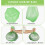 200 Counts 1.2 Gallon 6L Small Biodegradable Bin Bags, Compostable Caddy Liners 3