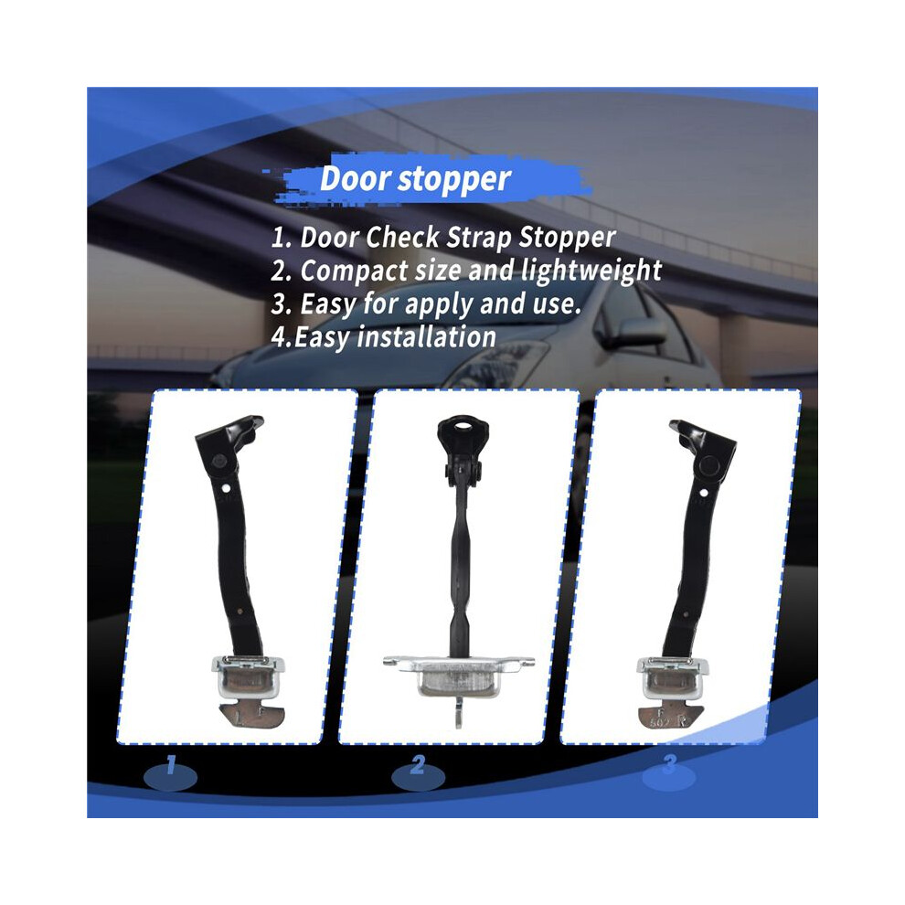 For Prius Rear Door Stay Checker Strap Stopper 68630-02100 68610-0D020 4714084867096