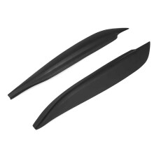 PáRpados Cejas de Faros Delanteros de Coche Pegatinas de Resina Cubierta Decorativa Tapa de Faro para 3 HATCHBACK & AXELA 2004-2009