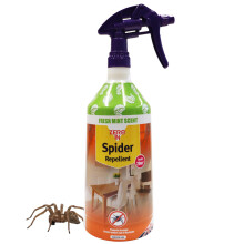 Zero In Spider Repellent – Indoor Peppermint Oil Spray – Non-Toxic, Natural Mint Deterrent – Easy to Use Spider Repellent Spray