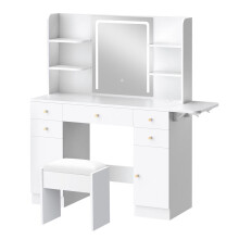 ALFORDSON Tocador Maquillaje Espejo Vanidad Luz LED Dormitorio Almacenamiento