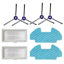 Pour Midea I5 I5c VCR07 VCR08 Aspirateur Robot Pièces de Rechange pour Midea I5C Filtre de Balai Latéral de Mop Accessoires (8pcs)