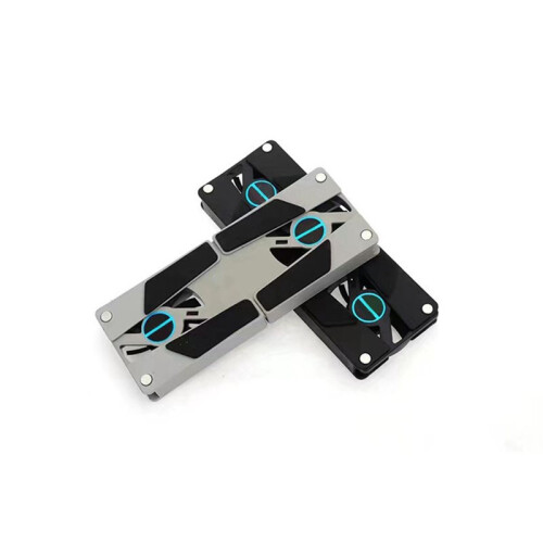 USB Powered Foldable Laptop Cooling Pad with Dual 60mm Fans Adjustable Notebook Cooler Stand Bracket for PC Computer