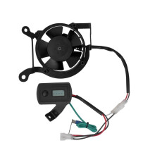 Motorcycle Radiator Cooling Fan CoolFlow Assembly Engine Cooler Fan Set for WR450F 2012-2014 2015 732-FN11