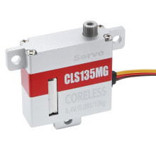 CLS135MG HV Digital Servo 8.4V 13kg Coreless Metal Gear 25T for Car Boat Airplane Helicopter RC Models and Hobby Tools