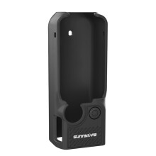 Silikonhülle für Osmo Pocket 4P Kamera, Kratzfeste Schutzhülle für Pocket 3 4 Kamera Zubehör, Schwarz