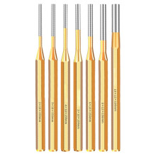 7pcs 2-10mm Punch Roll Pin Punch Tool Remover Heavy Duty Chisel Cone Punch for Machinery Maintenance Industrial Task