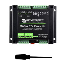 Waveshare Modbus RTU Module (A) Industrial Modbus RTU Mixed Input and Output Module Multiple Isolation Protection Circuits