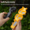 Capa Protetora de Lente para  Osmo Pocket 4P Câmera com Gimbal Integrado Capa Amarela 9