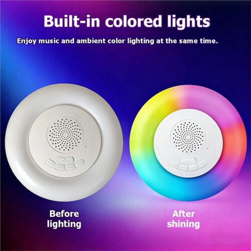 2PCS Floating Pool Lights Floating Waterproof  Speaker Hands Free Call Colorful LED Light for Pool Parties 1