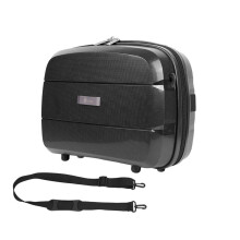 Borsa Anteriore per Bici Pieghevole EVA A Guscio Rigido Borsa per Manubrio Della Bicicletta Borsa per Cestino Della Bici A Rilascio Rapido per