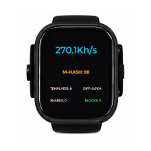 Kryptowalutowy Zegarek Górniczy Bitcoin 260KH/S MinerWatch Urządzenie do Kopania SHA256 z Wyświetlaczem Hashrate i Aktualną Ceną BTC