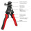 Multi-Function Wire Stripper & Crimper, Automatic Self-Adjusting Cable Cutter for Electrical Coaxial Wire 3