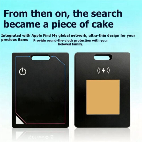 Ultra-Thin Waterproof  Tracker with E-Ink Display and Dual-System Global Positioning, Customizable Screen Patterns